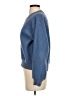 Everlane 100% Polyester Solid Blue Pullover Sweater Size S - photo 5