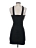 Topshop 100% Polyester Solid Black Cocktail Dress Size 2 - photo 2