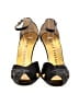 Walter Steiger Black Sandals Size 9 1/2 - photo 2