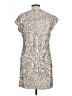 Sanctuary Metallic Silver Cocktail Dress Size L - photo 2