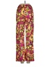 Figue Paisley Pink Casual Pants Size S - photo 2