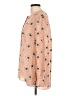 Ann Taylor 100% Polyester Print Orange Long Sleeve Blouse Size L - photo 5