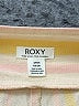 Roxy 100% Cotton Stripes Yellow Shorts Size S - photo 3