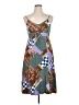 Rewind Print Brown Casual Dress Size XL - photo 1