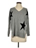 Kut from the Kloth Stars Silver Pullover Sweater Size XS - photo 1