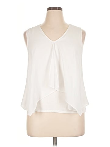 Green Envelope Sleeveless Blouse (view 1)