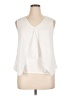 Green Envelope Ivory Sleeveless Blouse Size XL - photo 1