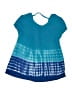 Justice Tie-dye Teal Short Sleeve Top Size 10 - photo 1