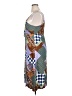 Rewind Print Brown Casual Dress Size XL - photo 5