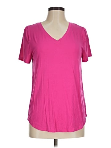 Green Envelope Short Sleeve Top (view 1)