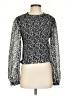 Laundry by Shelli Segal 100% Polyester Black Long Sleeve Blouse Size S - photo 1