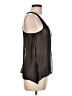 Wet Seal 100% Polyester Black Sleeveless Blouse Size L - photo 4