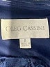 Oleg Cassini Floral Blue Cocktail Dress Size 8 - photo 4
