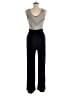 Kaileigh Chevron-herringbone Black Ivory Jumpsuit Size M - photo 2