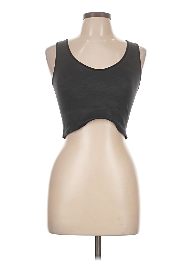Pre-owned Unbranded Tank Top Black Strapless Neckline Tops