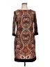 Studio One Paisley Brown Casual Dress Size 16 - photo 1