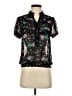 Kimchi Blue 100% Polyester Black Short Sleeve Blouse Size S - photo 1