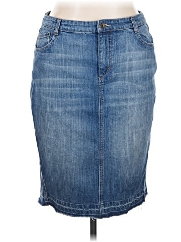 a.n.a. A New Approach Denim Skirt (view 1)