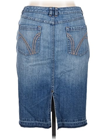 a.n.a. A New Approach Denim Skirt (view 2)