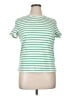 Assorted Brands 100% Cotton Stripes Green Short Sleeve T-Shirt Size XL - photo 1