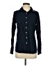 J.Crew 100% Linen Blue Long Sleeve Button-Down Shirt Size 2 - photo 1