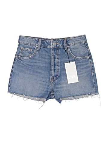 Zara Denim Shorts (view 1)
