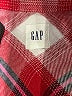 Gap Plaid Red Long Sleeve Button-Down Shirt Size XL - photo 7