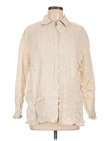 Liz Claiborne 3/4 Sleeve Button-Down Shirt (view 1)