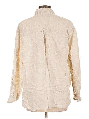 Liz Claiborne 3/4 Sleeve Button-Down Shirt (view 2)