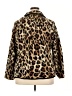 Susan Graver 100% Polyester Animal Print Brown Long Sleeve Blouse Size 2X - photo 2