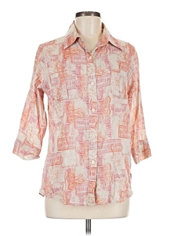 Woolrich 3/4 Sleeve Button-Down Shirt (view 1)