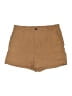 A New Day Solid Tan Khaki Shorts Size 14 - photo 1