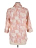 Woolrich 100% Cotton Pink 3/4 Sleeve Button-Down Shirt Size M - photo 2