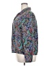 Koret Paisley Gray Long Sleeve Blouse Size 18 - photo 5