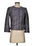 J.Crew Polka Dots Blue Silk Blazer Size 2 - photo 1