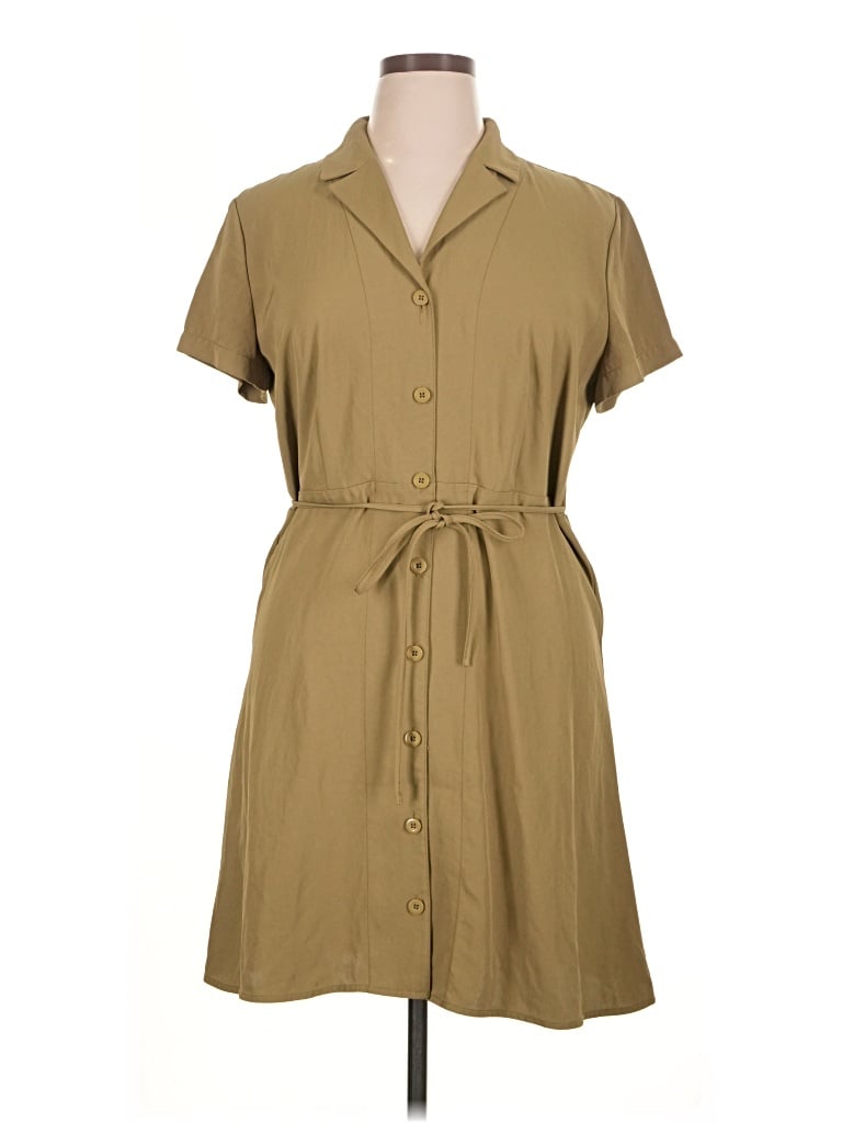 Pre-owned Everlane Casual Dress In Tan
