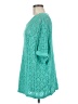 Easel 100% Cotton Teal Pullover Sweater Size M - photo 5
