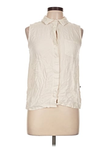 Marika Sleeveless Button-Down Shirt (view 1)