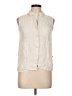 Marika Ivory Sleeveless Button-Down Shirt Size L - photo 1