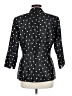 Le Suit 100% Acetate Polka Dots Black Blazer Size 8 - photo 2