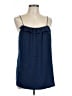 J.Crew 100% Polyester Blue Sleeveless Blouse Size 14 - photo 1