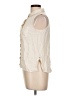 Marika Ivory Sleeveless Button-Down Shirt Size L - photo 5