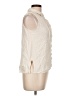Marika Ivory Sleeveless Button-Down Shirt Size L - photo 4