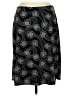 Ann Taylor LOFT 100% Polyester Paisley Black Casual Skirt Size M - photo 1