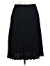 Everlane 100% Polyester Solid Black Formal Skirt Size 6 - photo 2