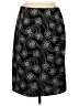 Ann Taylor LOFT 100% Polyester Paisley Black Casual Skirt Size M - photo 2