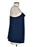 J.Crew 100% Polyester Blue Sleeveless Blouse Size 14 - photo 4