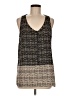 Pleione 100% Polyester Black Sleeveless Blouse Size M - photo 1