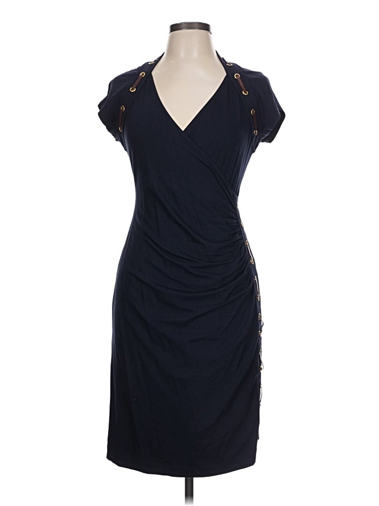 Carmen Marc Valvo Cocktail Dress In Black