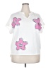 Unbranded Floral White Short Sleeve T-Shirt Size XXL - photo 1